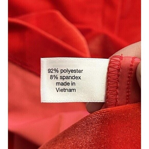 Lane Bryant Vibrant Red Luxe Velvet Pull on Mid Rise Flare‎ Pants Womens Plus 24 - Picture 5 of 7